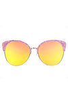 Zeta Pink Crystal Sunglasses