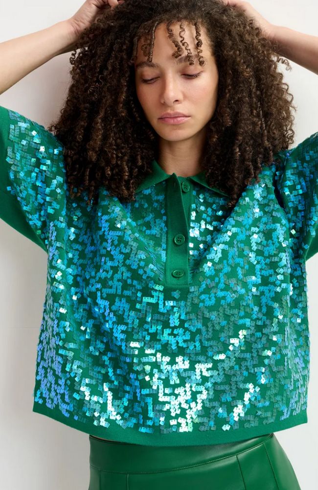 Glitz Embroidered Polo