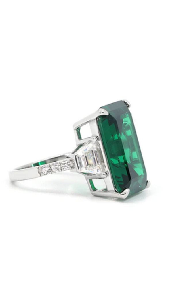 Grace 30 Emerald Green Ring Size 7