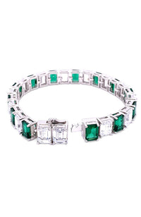 Grace 59 Emerald Green Crystaline Bracelet