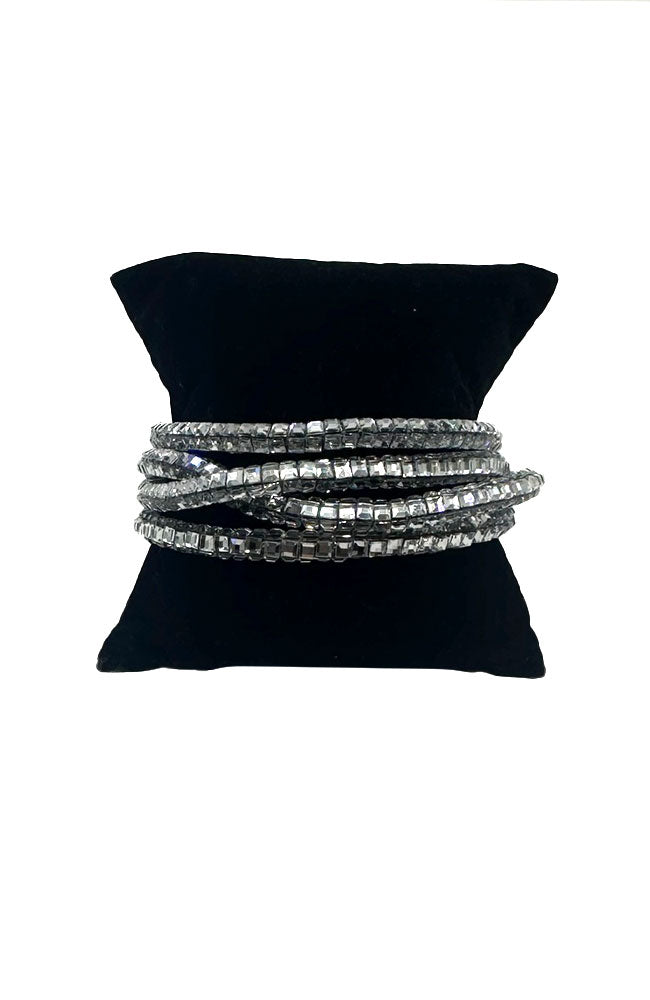 Multi Crystal Tennis Bracelet