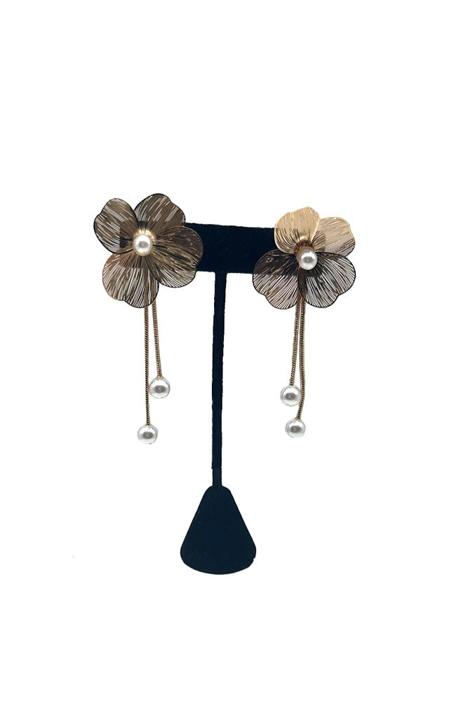 Flower Filigree Tail Earrings