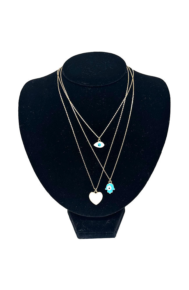 Evil Eye & Hamsa Necklace