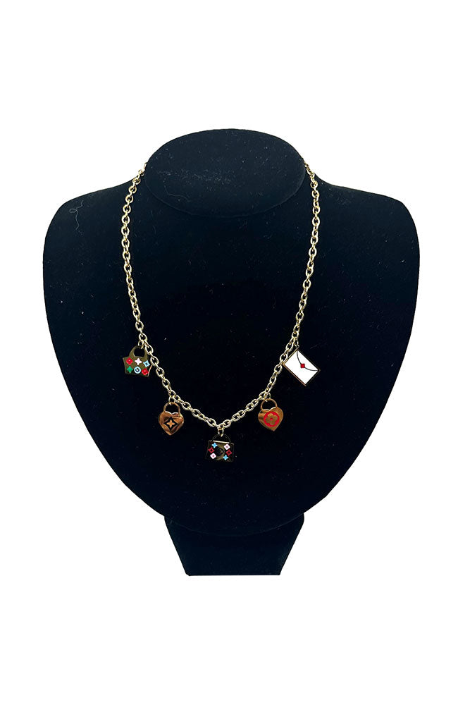 Heart Multi Charm Necklace