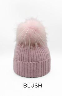 Angora Wool Blend Hat