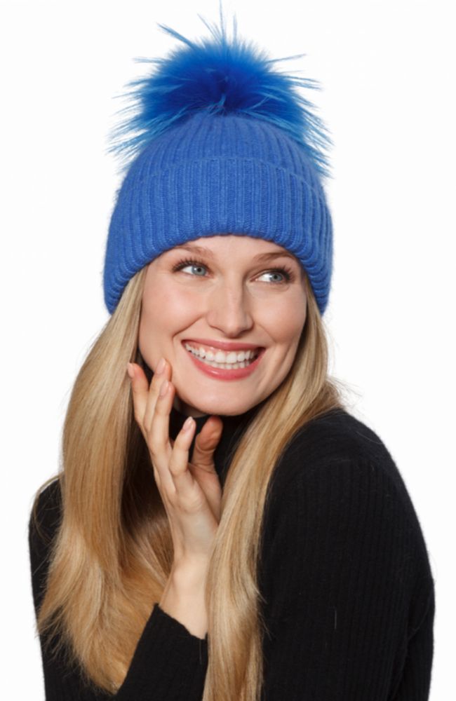 Angora Wool Blend Hat