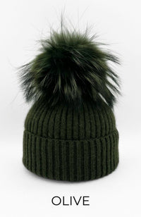 Angora Wool Blend Hat