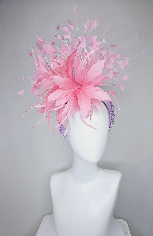 HD24-40 Purple Pearl HB Pink Feathers