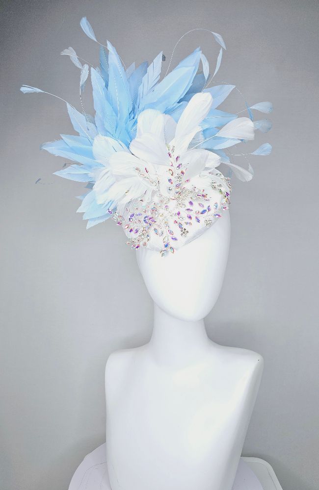 HD25-24 White Blue Multi Stone