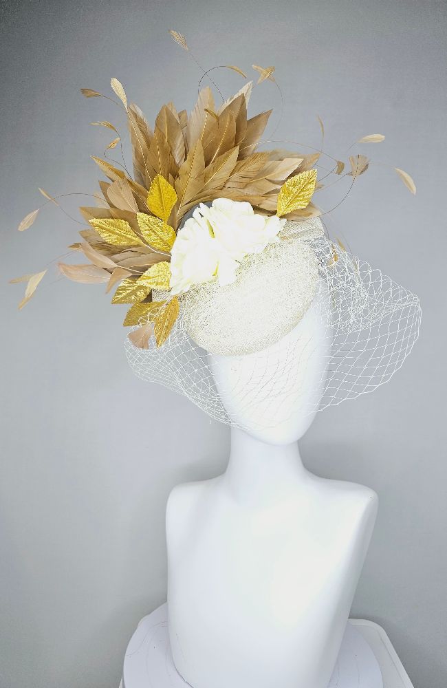 HD25-42 White Netted w/Gold