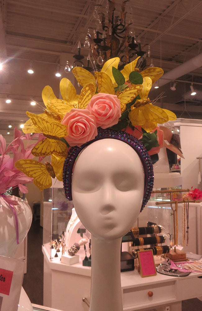 HD25-73 Yellow Butterflies