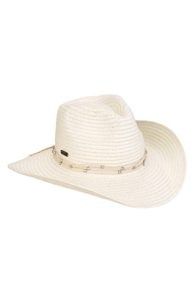 Ivory Paperbraid Western Hat