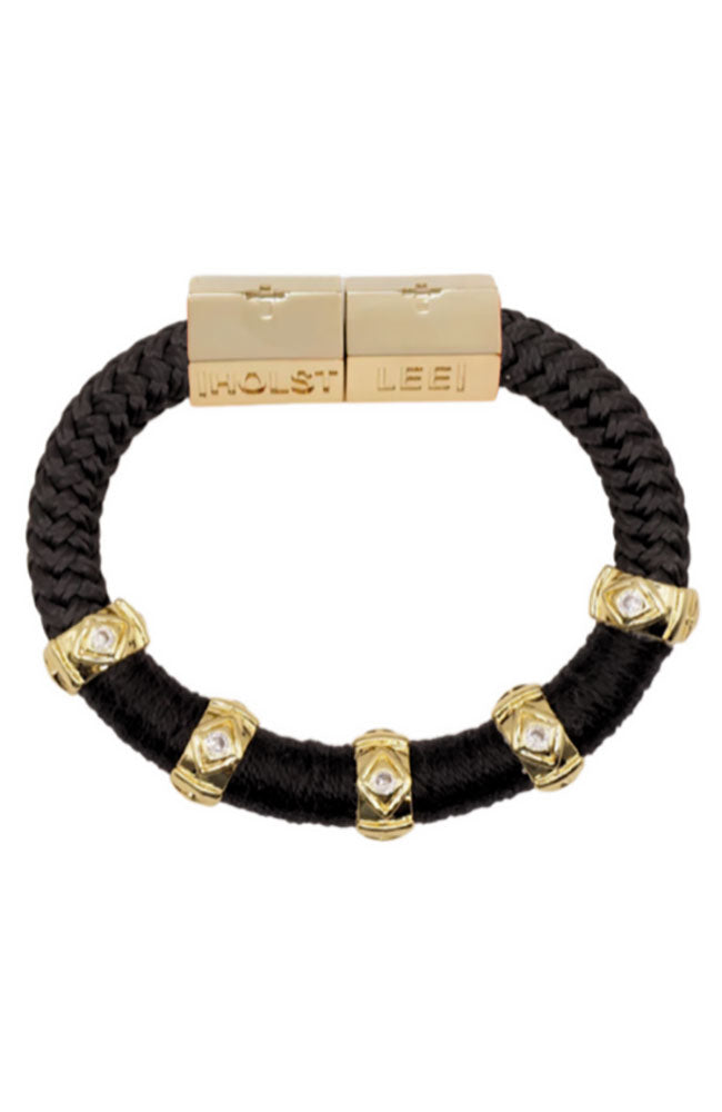 EE Color Block Bracelet Black