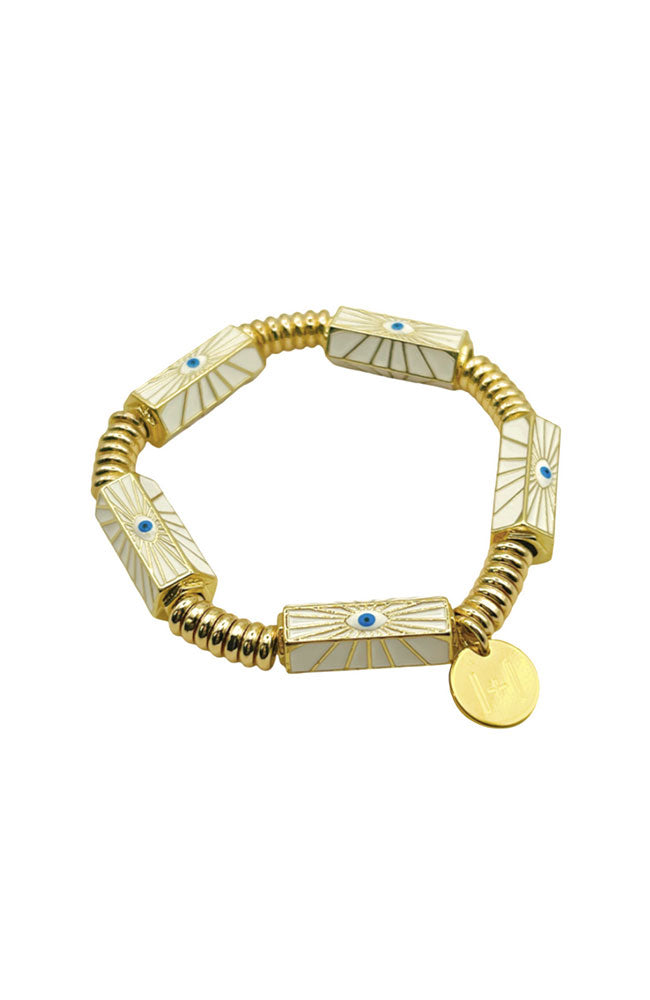 Positive Vibes Bracelet White