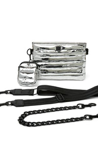 Downtown Crossbody Silver Mirror