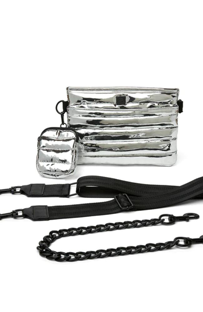Downtown Crossbody Silver Mirror