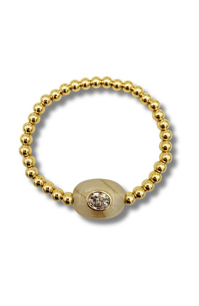 Citrine Beaded Bracelet