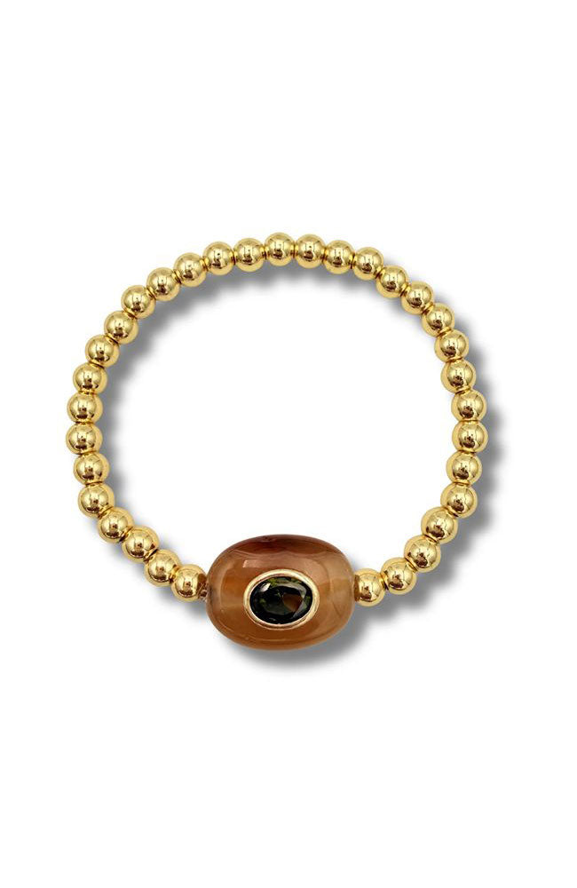 Tigers Eye Beaded Bracelet