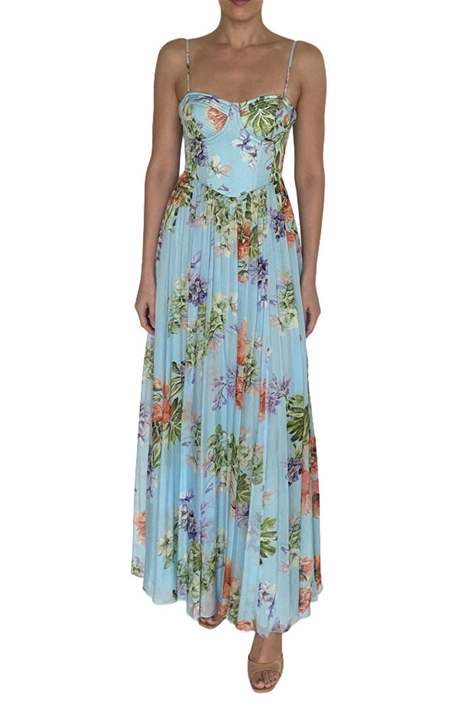 Bluma Corsetted Long Dress