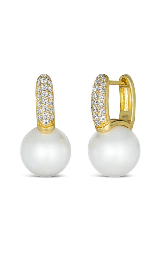 HOFC 16 Gold Pearl Earrings