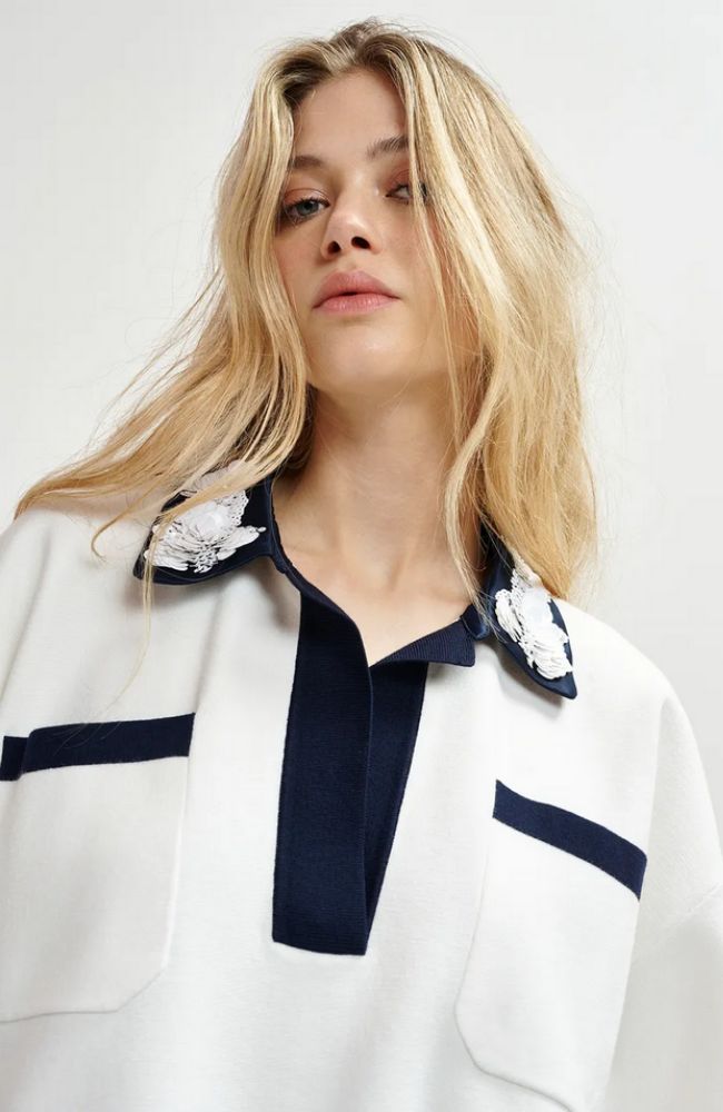Hoiseau Embroidered Polo