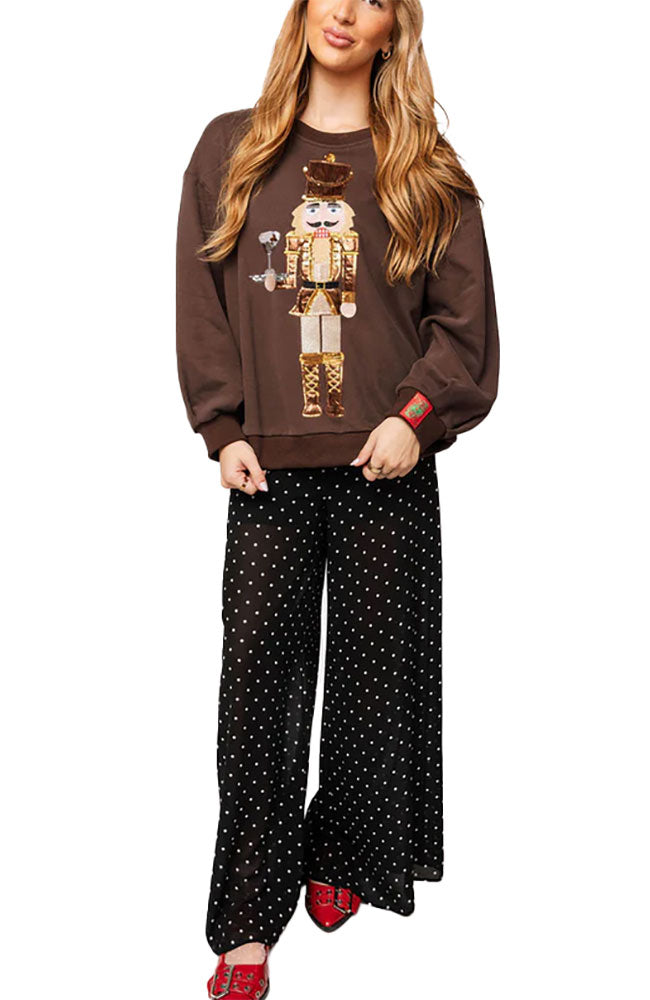 Espresso Nutcracker Sweatshirt