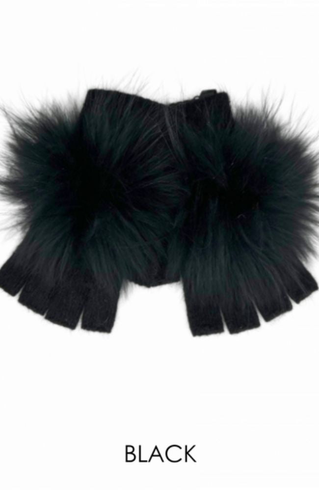 Angora Pom Hand Warmers