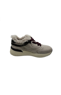 Beige Suede Sneaker