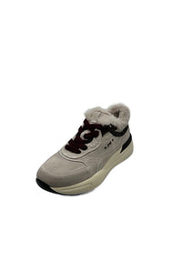 Beige Suede Sneaker