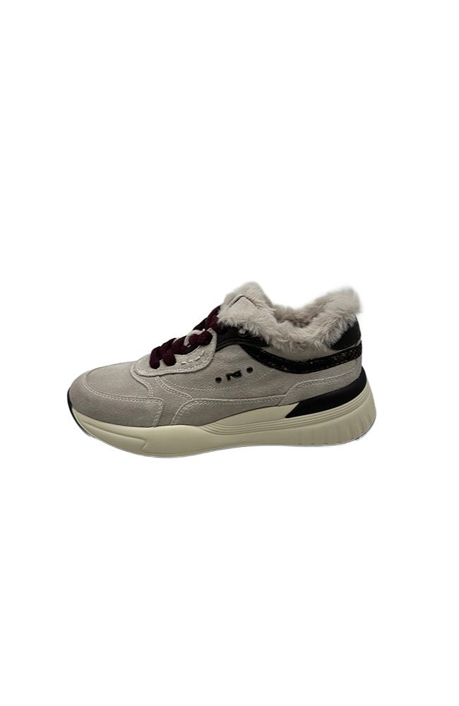 Beige Suede Sneaker