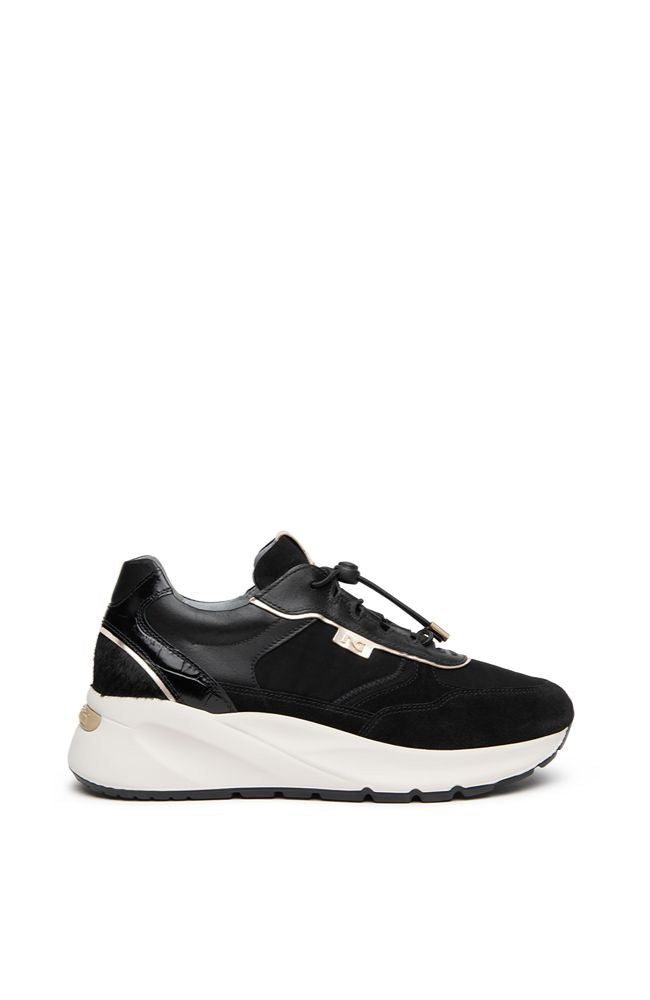 Black Suede Sneaker