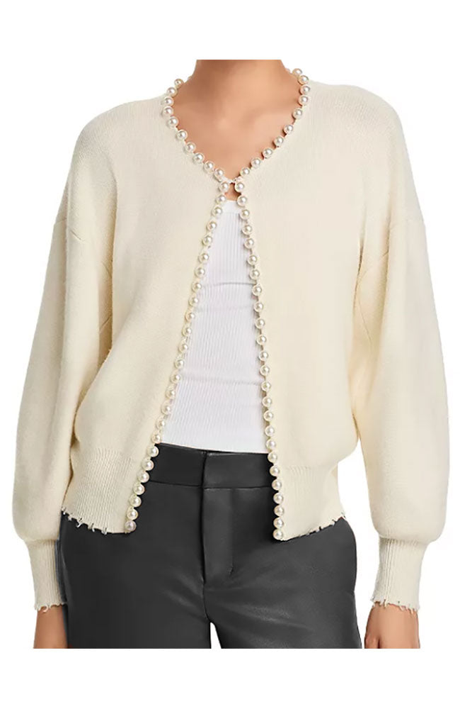 Ideas Knit Cardigan with Beads