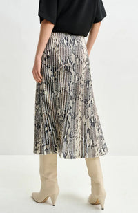 Indira Pleated Midi Skirt
