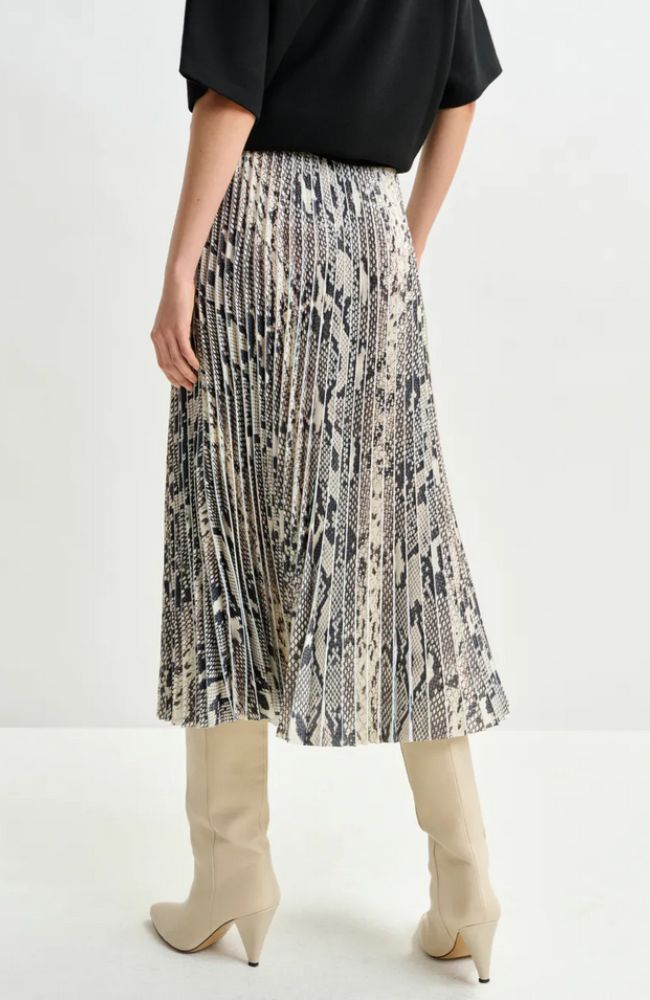 Indira Pleated Midi Skirt