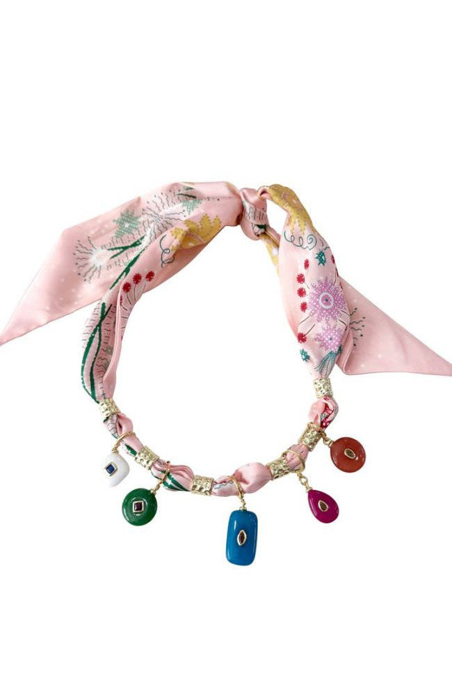 Iris Scarf Necklace