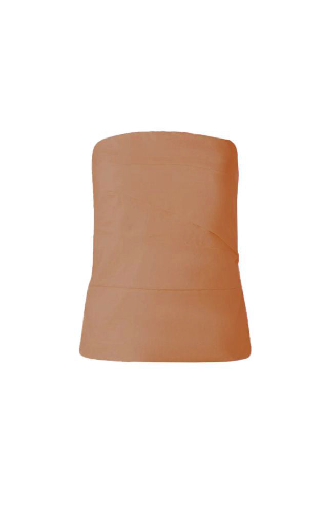 Bustier in Camel