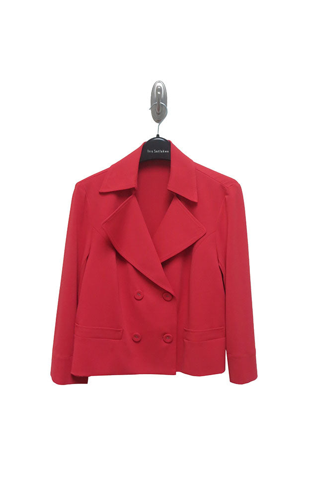 Short Jacket with Trench Detail