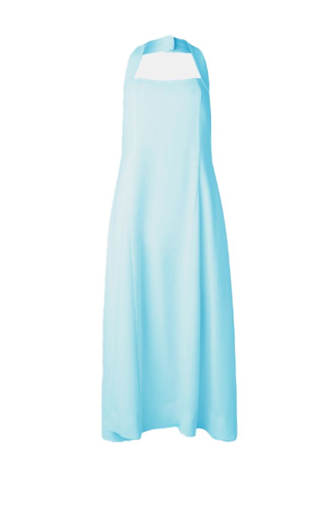 Long Stretch Crepe Dress