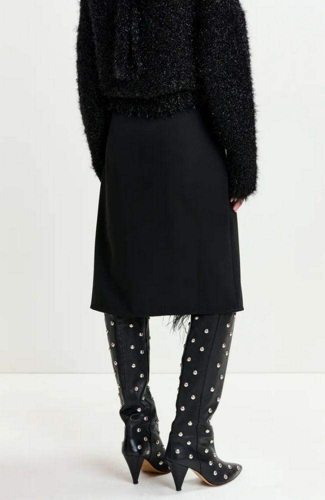 Ivil Embellished Feather Skirt