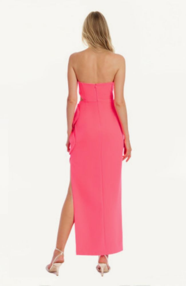 Eloise Strapless Flower Dress
