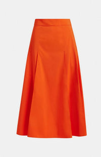 Jaelyn Deep Pleat Midi Skirt