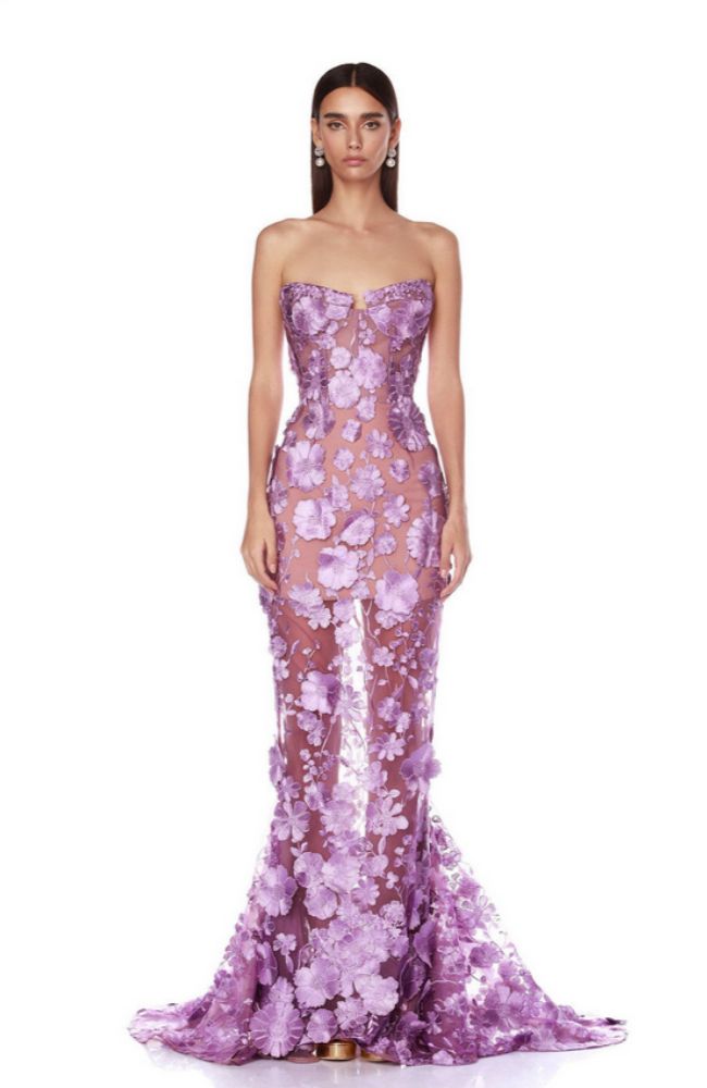 BB-20-011 Jasmine Lilac Gown