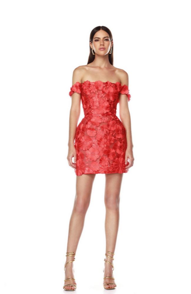 BB-24-010RD Jasmine Mini Dress
