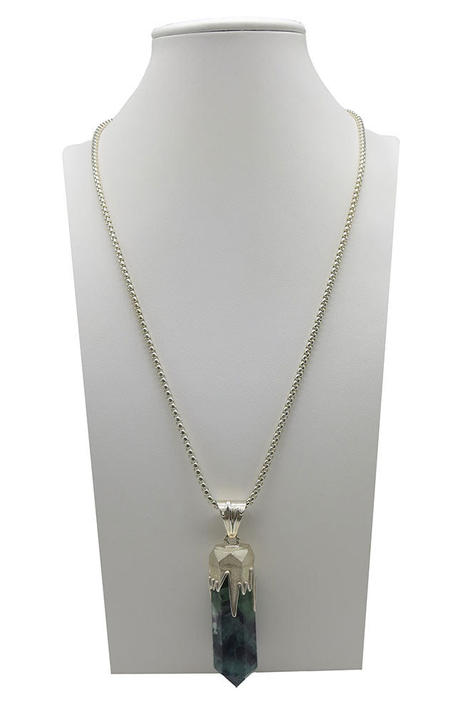 Aqua Stick Necklace