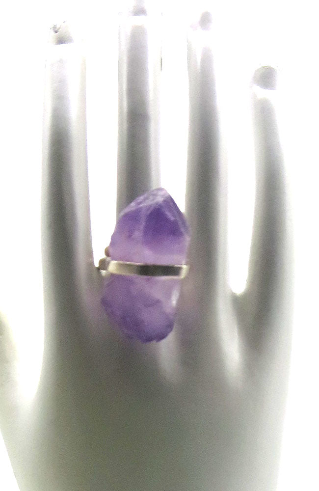 Amethyst Silver Ring