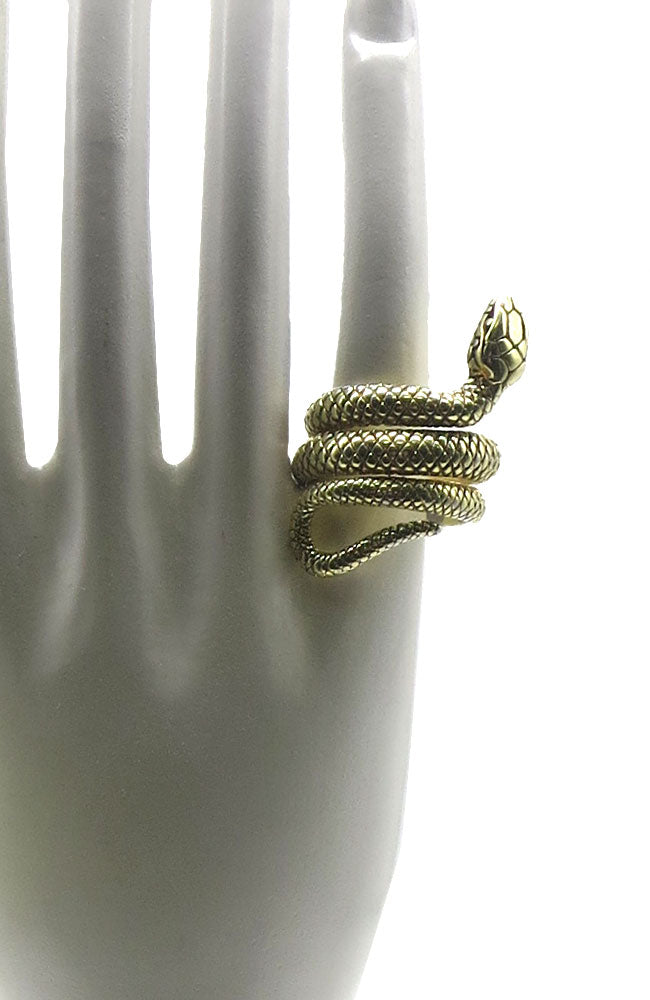 Gold Serpent Ring