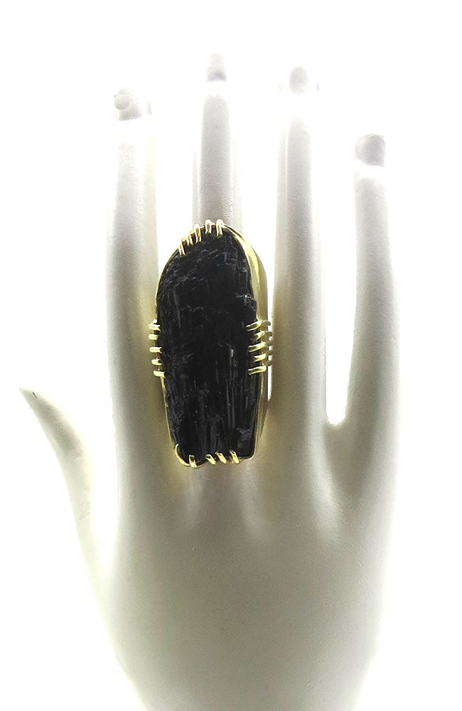 BlackTourmaline Ring