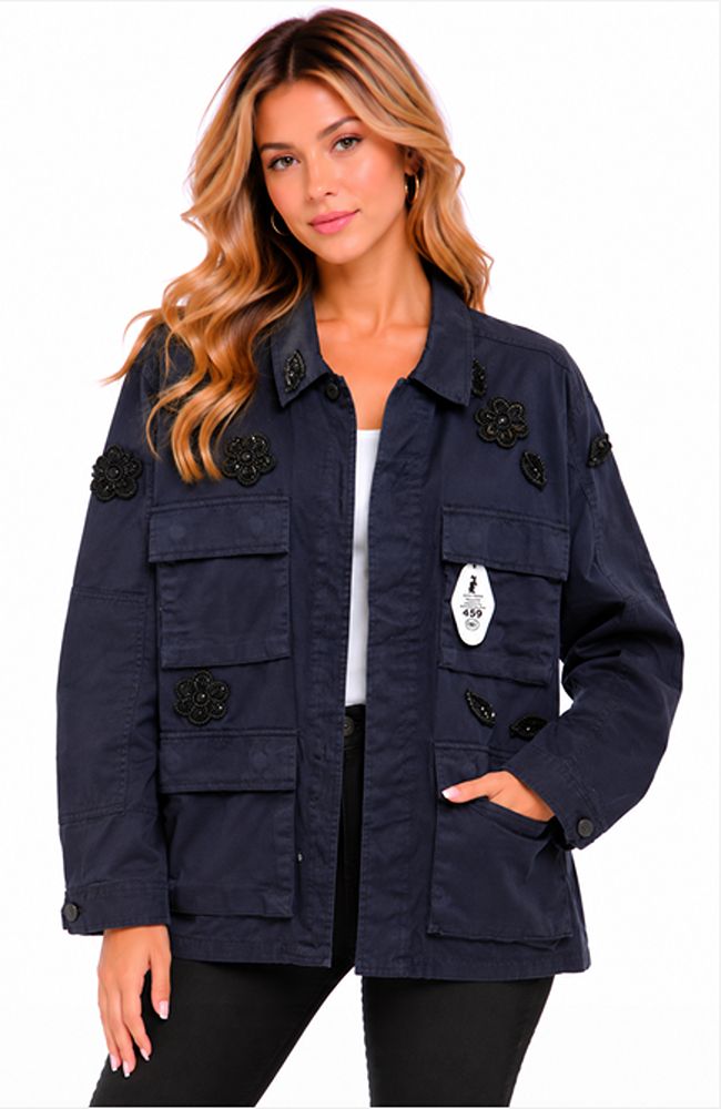 Long Navy Navy/Navy Jacket
