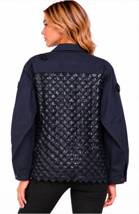 Long Navy Navy/Navy Jacket