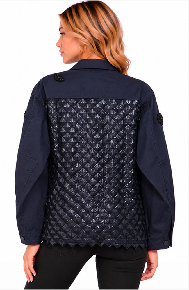 Long Navy Navy/Navy Jacket